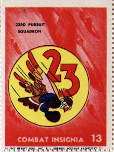 Insignia Stamp 23rd Pursuit Squadron