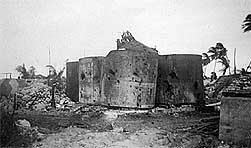 Jap bunker on Kwajelein. Photo taken my George Smith.